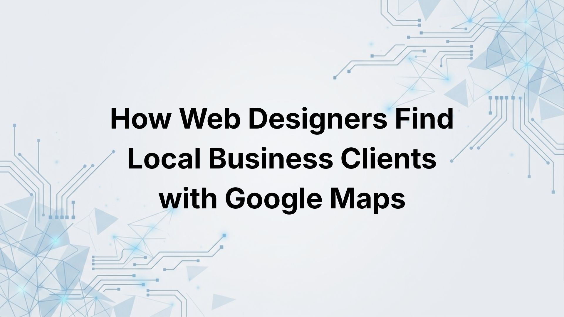 How Web Designers Find Local Business Clients with Directory Extraction