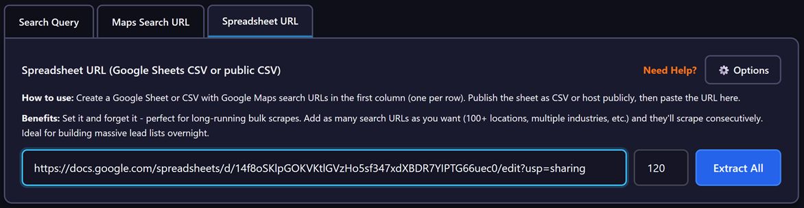 Multiple URLs Method